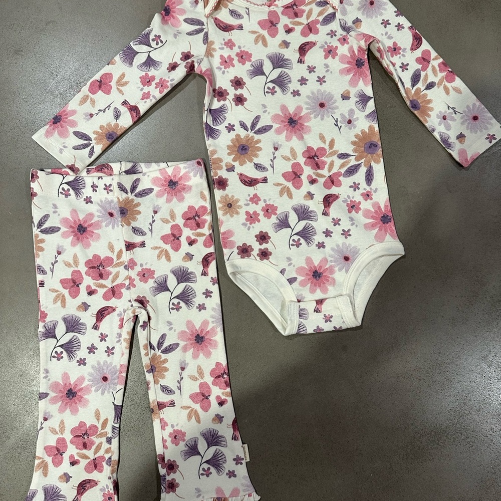 Huggies Babywear Floral Onesie